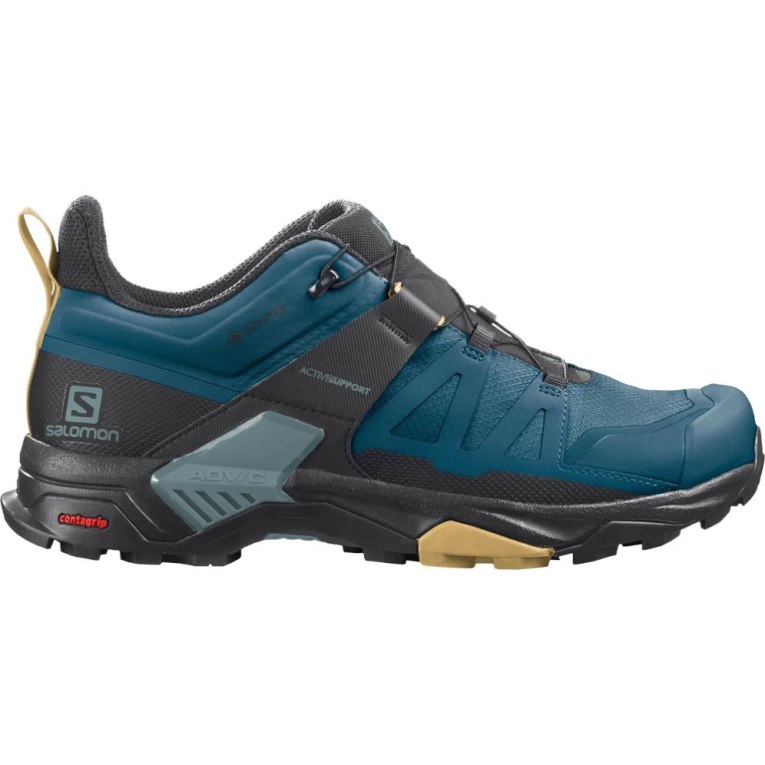 Salomon X Ultra 4 GTX Turisticke Topanky Panske Modre Čierne | SK 9LQEHB